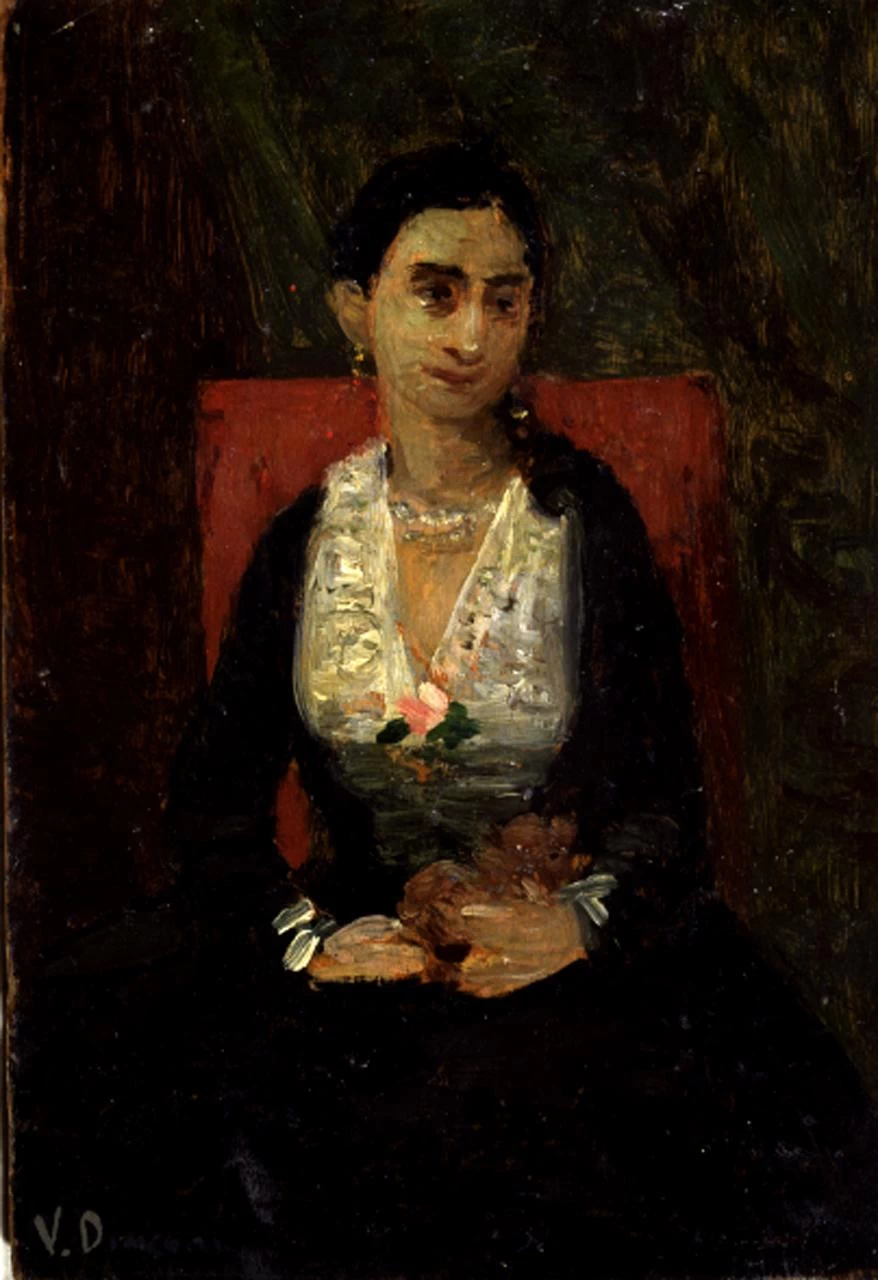 Figura femminile seduta - Gallerie degli Uffizi, Firenze, attribuito